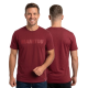 Burgundy Manitou tee-shirt - unisex